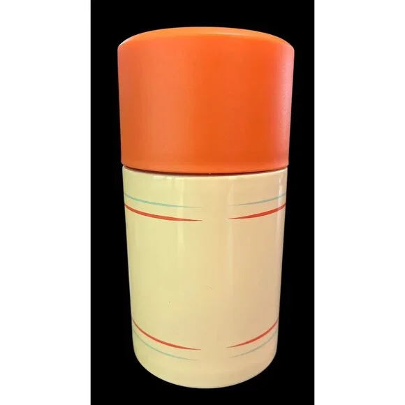 Pusheen Camp Cat BPA-Free Stainless Steel Food Jar With Orange Handle Lid Spoon - Picture 5 of 6